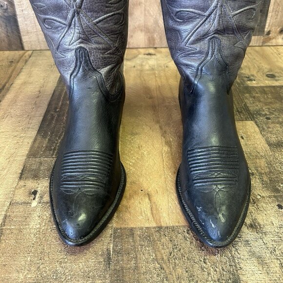 Lucchese Classics L692524 Soft Leather Cowboy Boots Mens 10 D - Picture 9 of 12